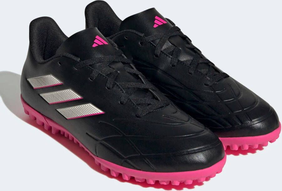 Adidas Performance COPA PURE.4 Turf voetbalschoenen zwart wit fuchsia - Foto 4