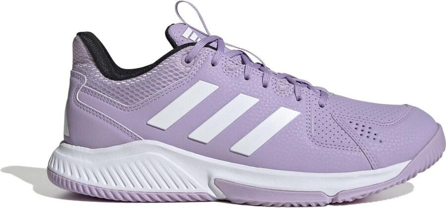 Adidas Court Flight Indoor Sportschoenen Voor Dames Paars 2 3 Vrouw - Foto 2