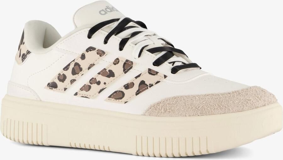 Adidas Courtblock Bold dames sneakers beige 1 3 Uitneembare zool - Foto 4