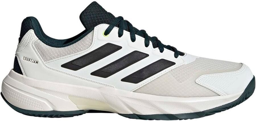 Adidas Courtjam Control 3 Clay Court Schoenen Wit Man