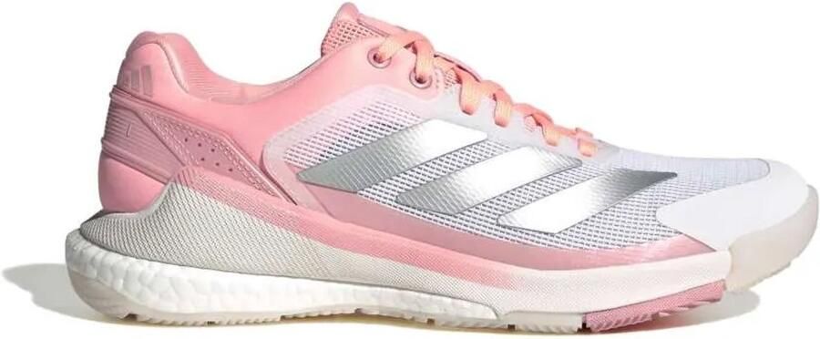 Adidas Crazyquick Boost Padelschoenen Wit Roze 1 3 Vrouw