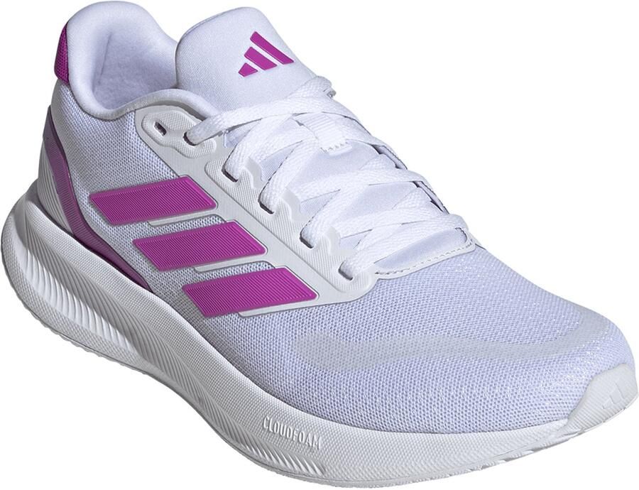 Adidas Dames Runfalcon 5 Hardloopschoenen JR3089 Cloudfoam Adiwear Sneakers Wit - Foto 2