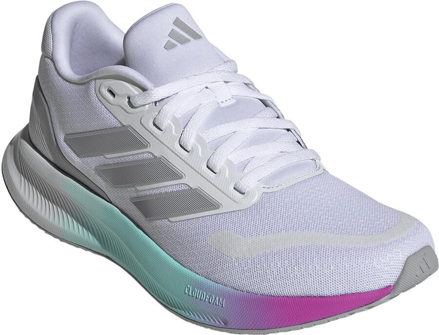 Adidas Dames Runfalcon 5 Hardloopschoenen KJ1960 FTWWHT HALSIL CBLACK