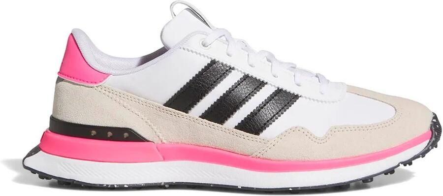 Adidas Dames S2G 26 Textile Spikeless Golfschoenen Wit-Roze
