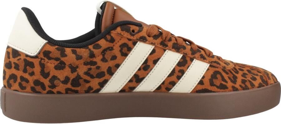 Adidas Sportswear VL Court sneakers bruin dierenprint wit - Foto 8