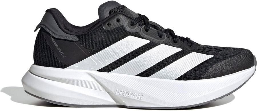 Adidas Performance Duramo Speed 2 hardloopschoenen zwart wit grijs - Foto 4