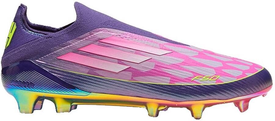 Adidas F50 Elite Ly Laceless Fg Voetbalschoenen Paars