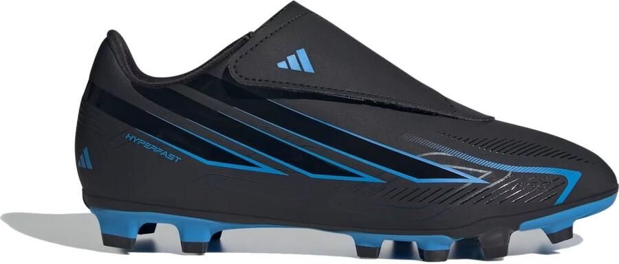 Adidas Perfor ce F50 Hyperfast Club junior imitatieleren voetbalschoenen zwart blauw - Foto 4