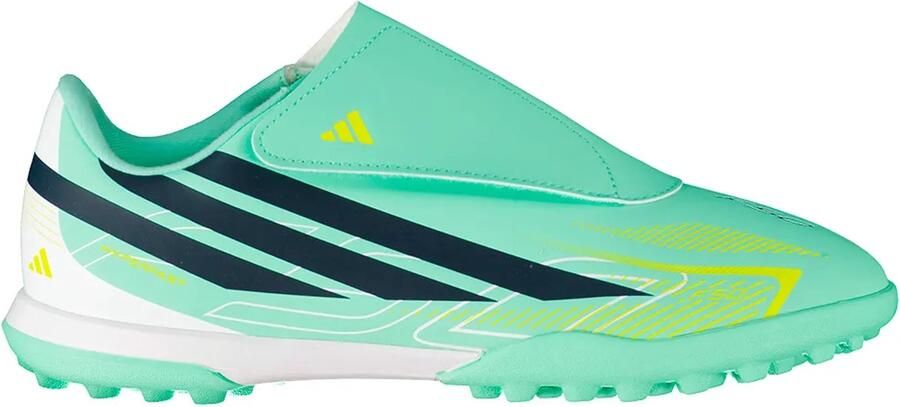 Adidas F50 Hyperfast Club Velcro Tf Junioren Voetbalschoenen Groen 2 3 Kinderen