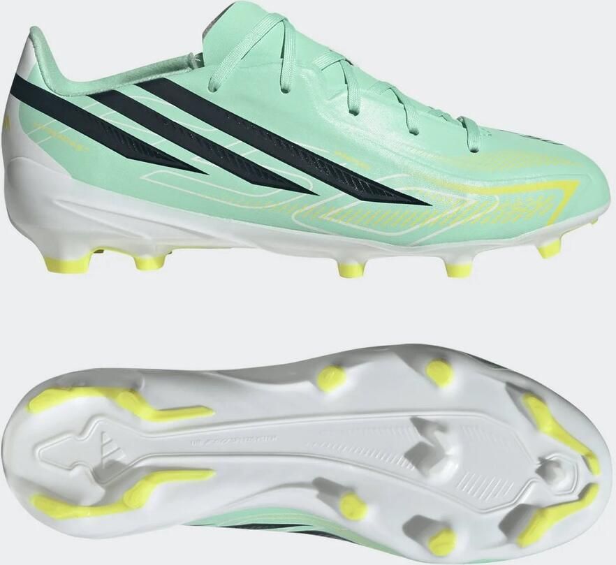 Adidas F50 Hyperfast League Fg Junioren Voetbalschoenen Groen 1 2 Kinderen - Foto 2