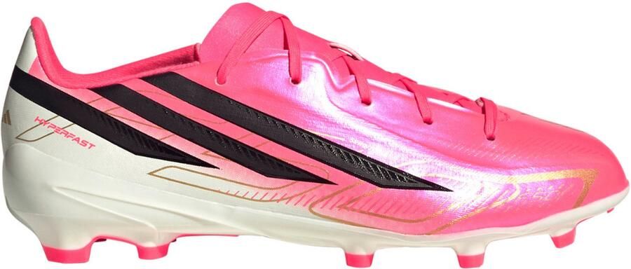 Adidas F50 Hyperfast League FG Road to Glory Solar Turbo Zwart Goud Kids