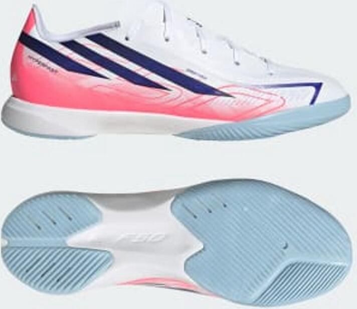 Adidas F50 Hyperfast League Junior Zaalschoenen Wit 1 2 Kinderen