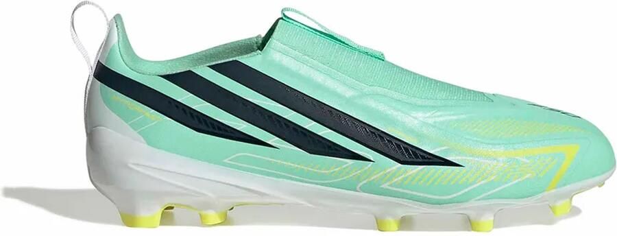 Adidas F50 Hyperfast League Laceless Fg Junioren Voetbalschoenen Groen 1 2 Kinderen