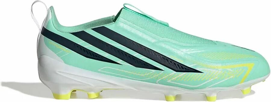 Adidas F50 Hyperfast League Laceless Fg Junioren Voetbalschoenen Groen 1 2 Kinderen - Foto 2