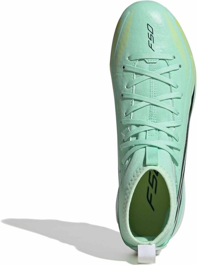 Adidas F50 Hyperfast League Mid FG Junior Voetbal schoen firm ground Groen - Foto 2