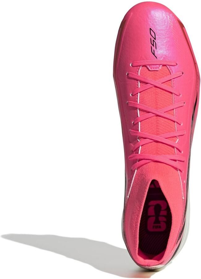 Adidas f50 hyperfast league mid fg Voetbal schoen firm ground Lichtrood