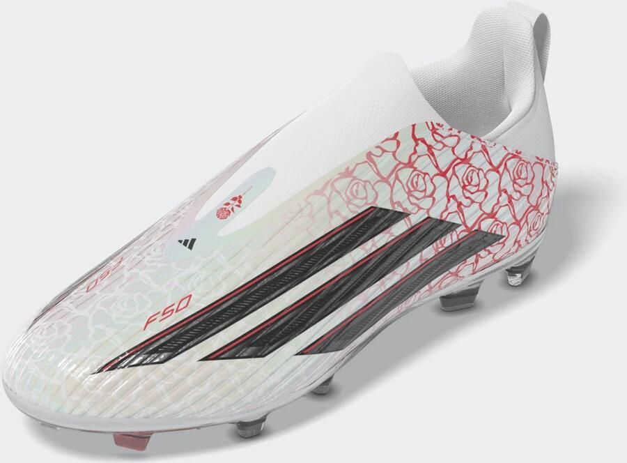 Adidas F50 LEAGUE Laceless Firm Ground Football Boots Kids Lamine Yamal