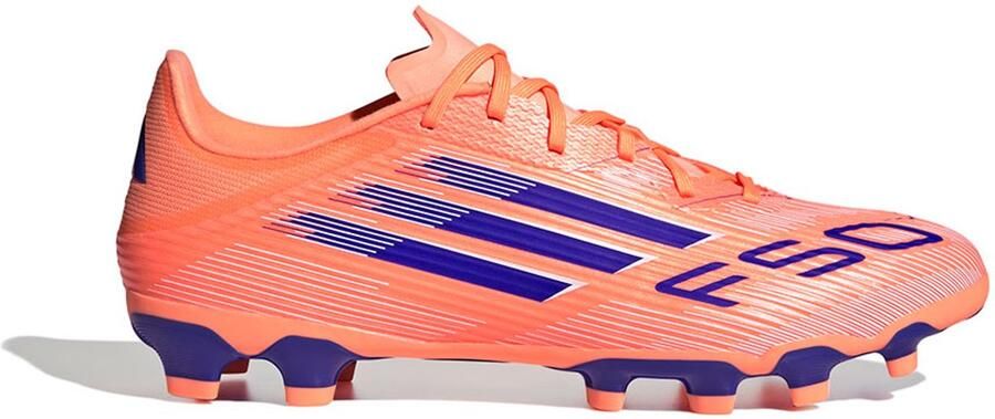 Adidas F50 League MG Coral Blaze Beam Orange Blauw Wit