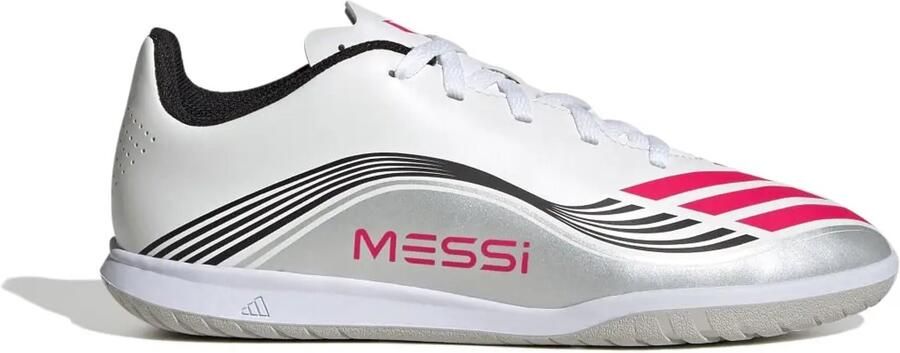 Adidas Perfor ce F50 Messi Club junior voetbalschoenen wit rood grijs - Foto 3