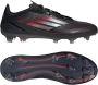 Adidas F50 Pro Gras Voetbalschoenen (FG) Zwart Rood Zilver - Thumbnail 1