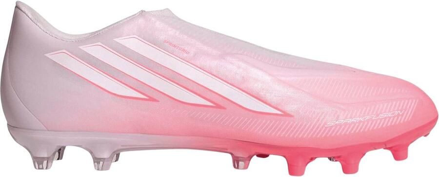 Adidas F50 Sparkfusion League Laceless Fg ag Voetbalschoenen Voor Dames Roze 2 3 Vrouw