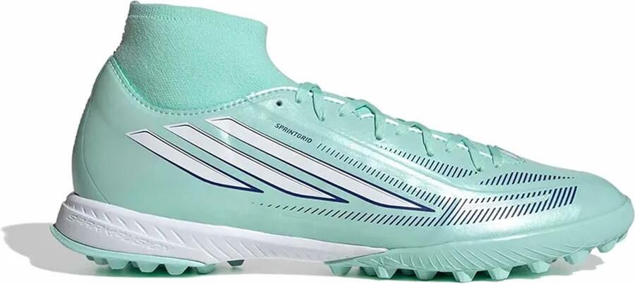 Adidas F50 Sparkfusion League Mid Cut Tf Voetbalschoenen Voor Dames Groen 1 3 Vrouw
