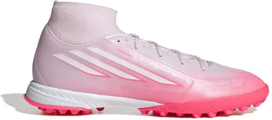 Adidas F50 Sparkfusion League Mid Cut Tf Voetbalschoenen Voor Dames Roze