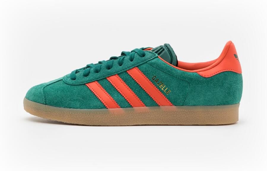 Adidas Originals Gazelle Collegiate Green Preloved Red Gum- Dames Collegiate Green Preloved Red Gum - Foto 2