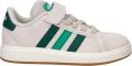 Adidas Grand Court 00s EL C kinder sneakers grijs groen Echt leer Uitneembare zool - Lichtbeige