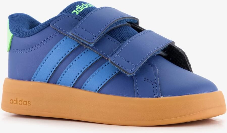 Adidas Grand Court 3.0 CF kinder sneakers blauw Uitneembare zool