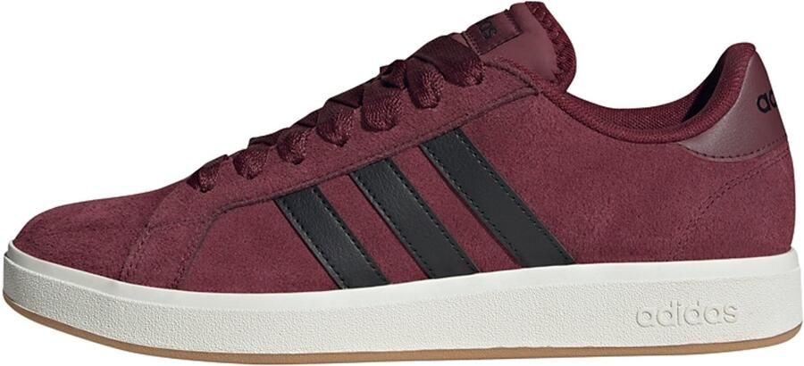 Adidas Grand Court Base 00s suede sneakers bordeauxrood 1 3 Uitneembare zool