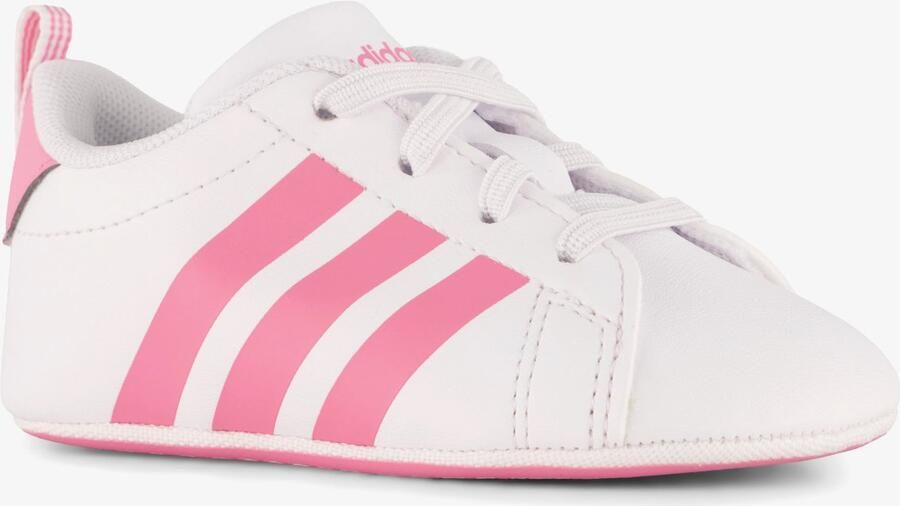 Adidas Sportswear Grand Court sneakers wit roze Jongens Meisjes Imitatieleer