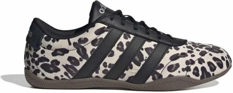Adidas Sportswear Grand Court leren sneakers met panterprint zwart ecru - Foto 4
