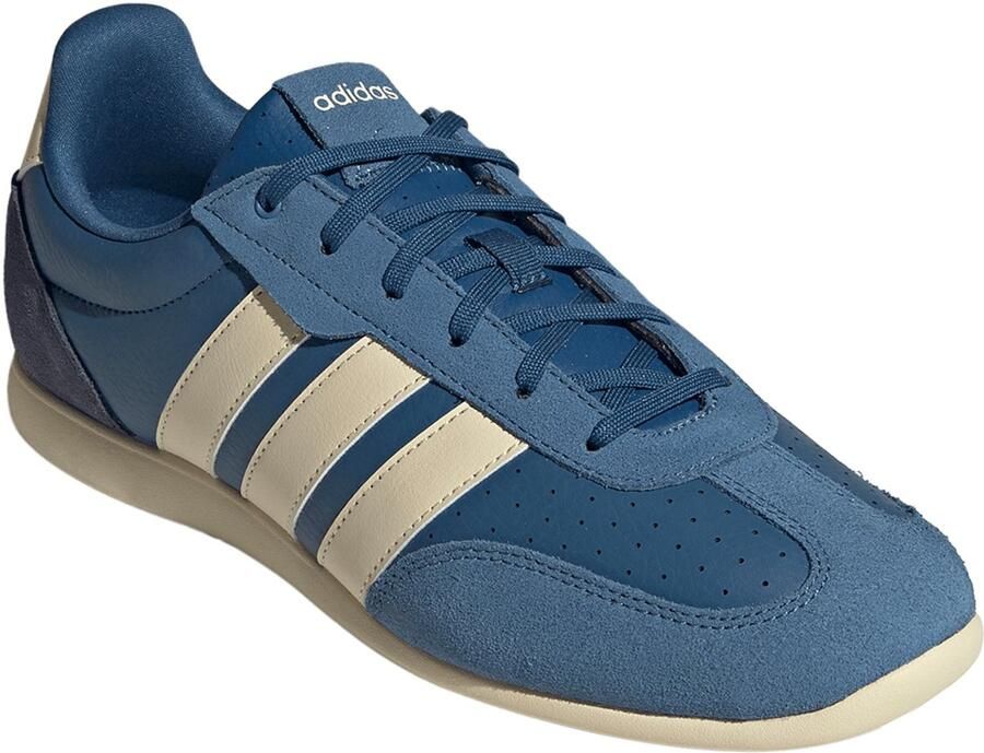 Adidas Heren BARREDA LO Sneaker HQ7378 Leer Streetstyle Blauw