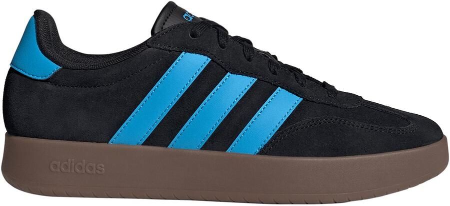 Adidas Heren Barreda Sneaker Leer Streetstyle KJ0000 Black Aquamarine Gum