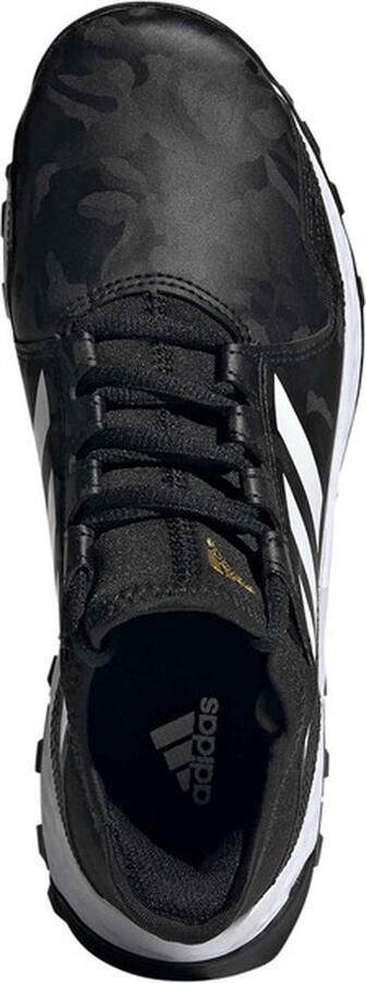 Adidas Hockey Youngstar hockeyschoenen Black white gold met. Hockey Hockeyschoenen Veld - Foto 11