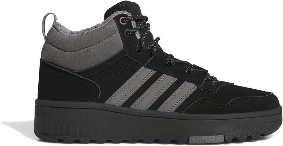 Adidas Kid's Hoops 4.0 Mid Winterschoenen 1 3 zwart grijs