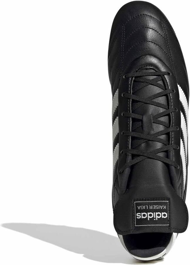 Adidas kaiser liga 2 Voetbal schoen firm ground heren Zwart wit