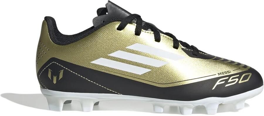 Adidas Perfor ce F50 Club Messi voetbalschoenen metallic goud wit zwart Imitatieleer 37 1 3 - Foto 2