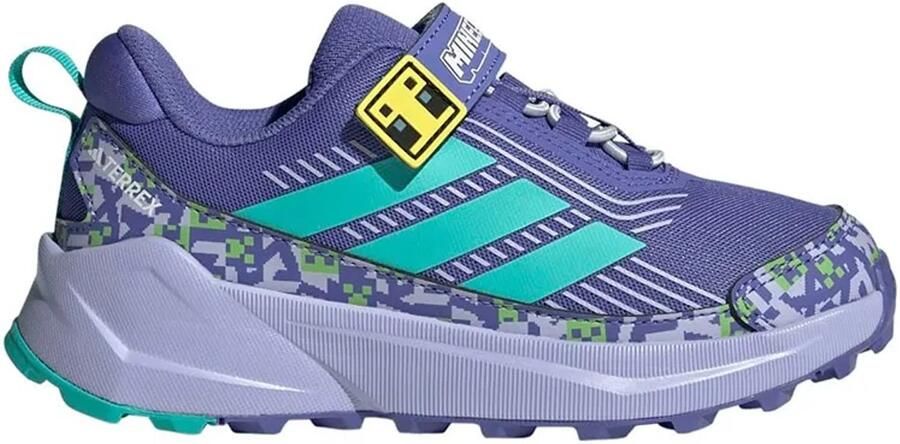 Adidas Minecraft Terrex Trailmaker 2 Wandelschoenen Blauw Paars 1 3