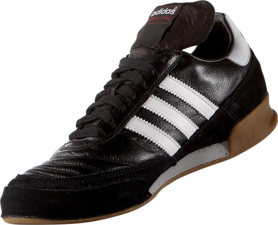 Adidas Mundial Goal Lederen Indoorschoen 41 1 3 Black White - Foto 6
