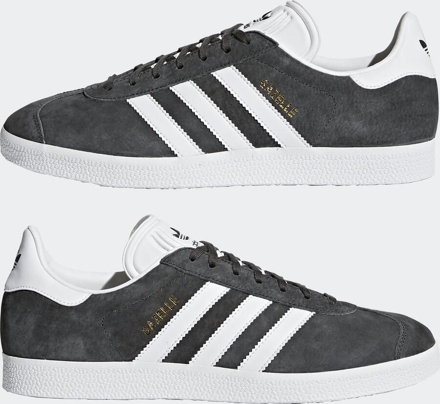 Adidas Originals Gazelle Sneaker Fashion sneakers Schoenen dgh solid grey white gold met. maat: 45 1 3 beschikbare maaten:42 43 1 3 44 2 3 45 1 - Foto 4