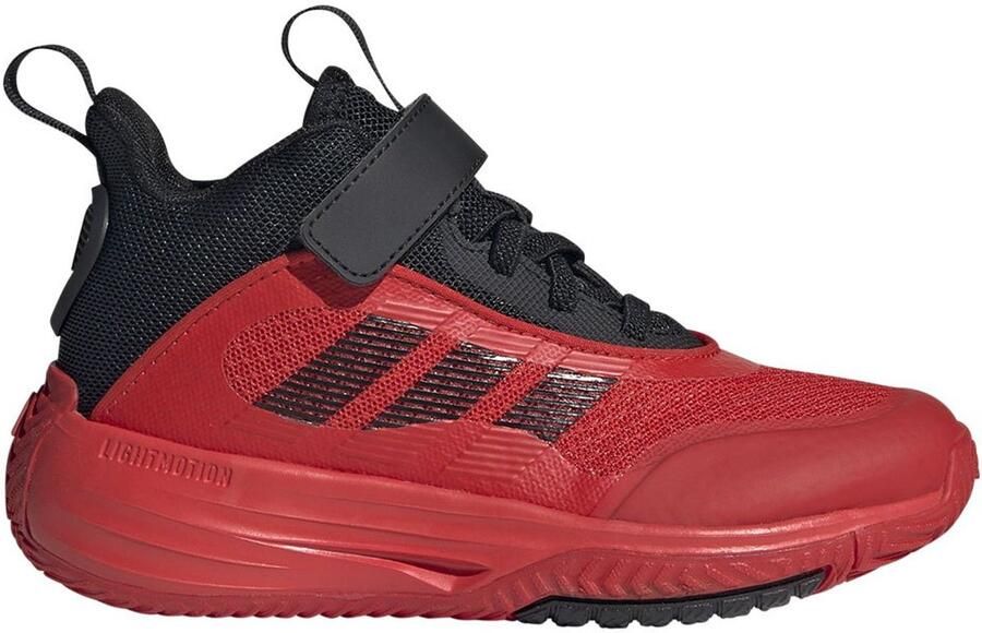 Adidas Own The Game 3.0 Junior Basketbalschoenen Rood Zwart