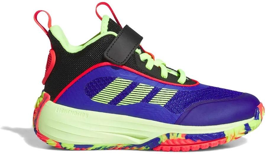 Adidas Ownthegame 3.0 Junior Basketbalschoenen Blauw