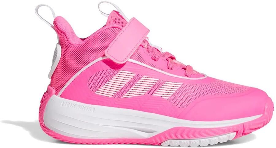 Adidas Ownthegame 3.0 Junior Basketbalschoenen Roze