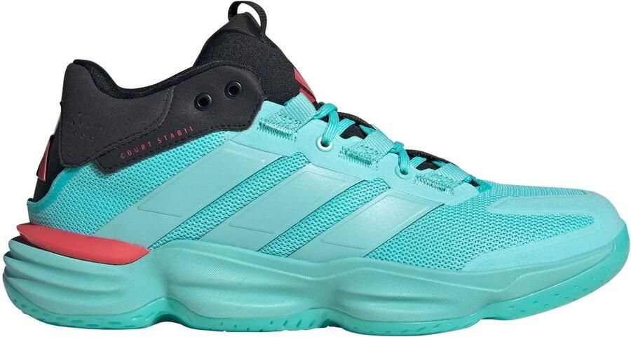 Adidas Performance Court Stabil Indoor Schoenen Heren Turquoise