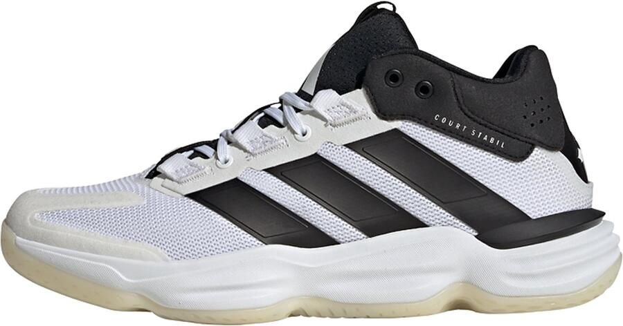 Adidas Performance Court Stabil Indoor Schoenen Heren Wit