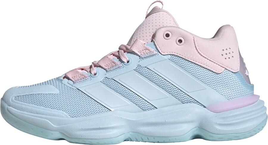 Adidas Performance Court Stabil Indoor Sneakers Dames Blauw