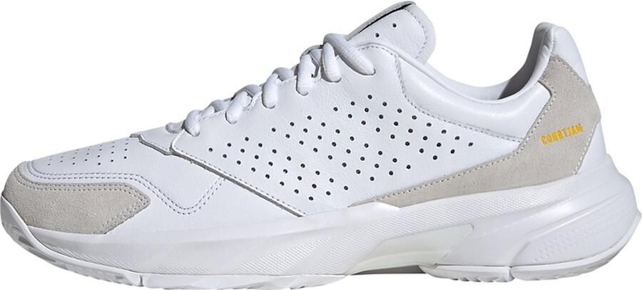 ADIDAS PERFOR CE Sportschoen 'Courtjam Control 3 Premium' goudgeel taupe wit