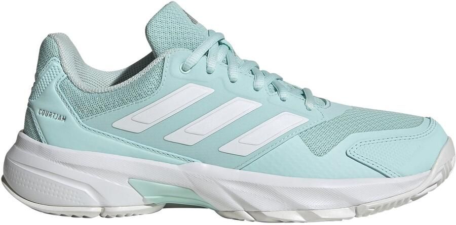 Adidas Performance Courtjam Control 3 Tennis Schoenen Dames Turquoise